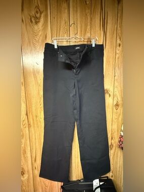 Express black wide leg jeans size 16 long
